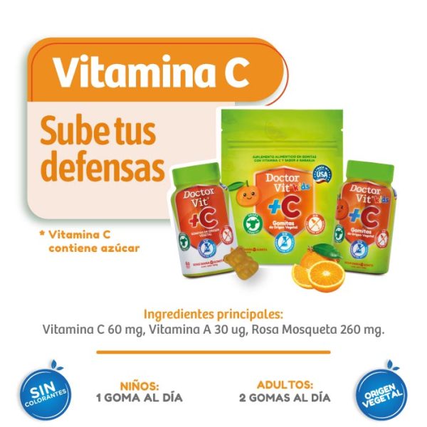 Doctor Vit – ARCAMIA Gomitas Vitamina C ninos y Adultos 2