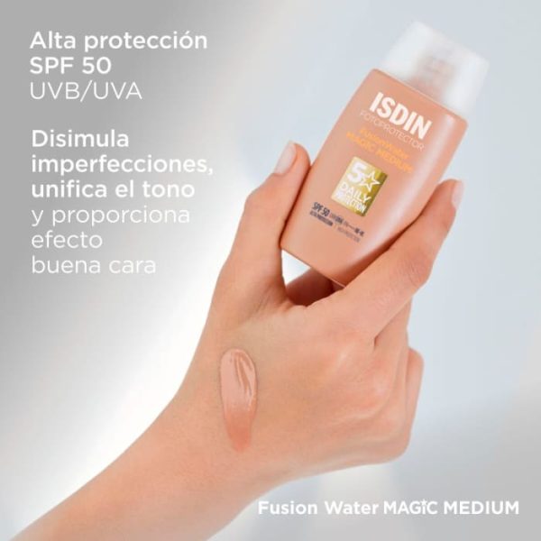 Isdin - Fusion Water Tono Medium Spf50 50Ml