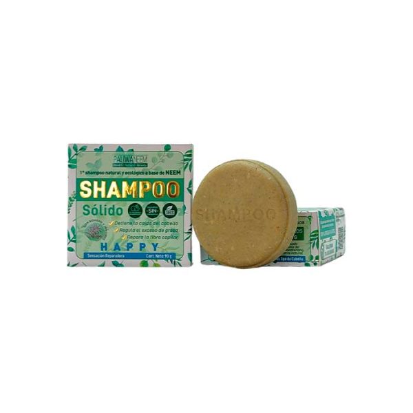 Paliwaneem - Shampoo Sólido Happy Con Extracto Natural De Neem