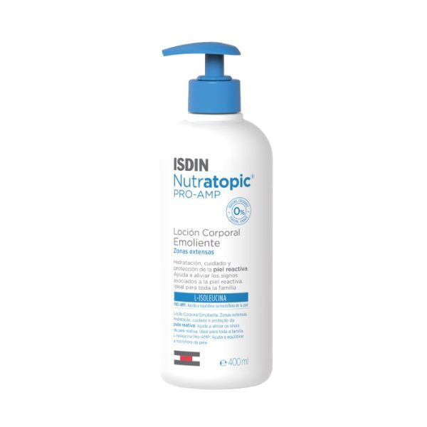 Isdin-Nutratopic Pro-Amp Loción Emoliente Piel Reactiva