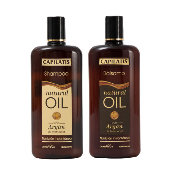 arcamia CAPILATIS pack Shampoo natural oil Capilatis balsamo natural oil