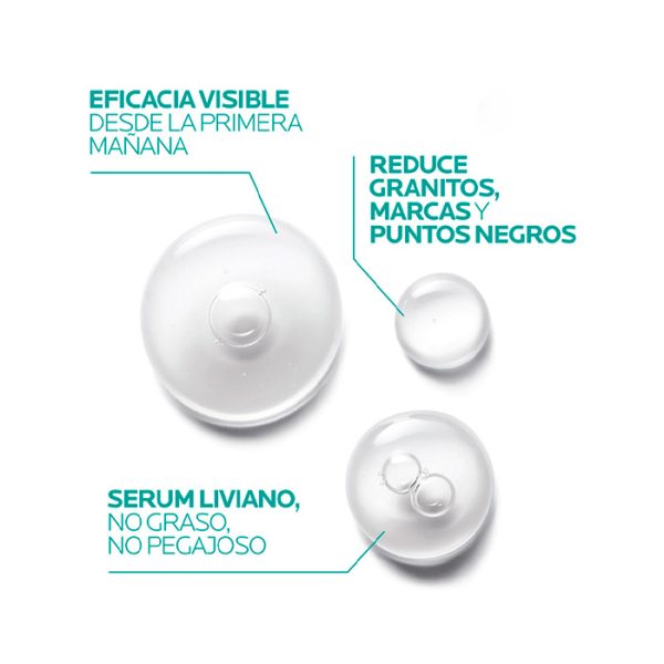 La Roche-Posay Sérum Facial Effaclar Anti-Imperfecciones 30Ml