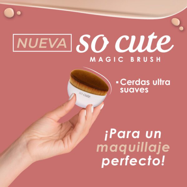 So Cute - Magic Brush Brocha Para Maquillaje Líquido