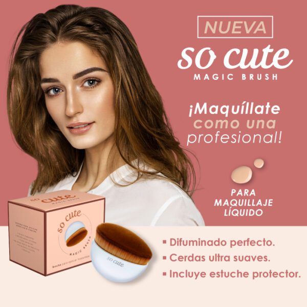 So Cute - Magic Brush Brocha Para Maquillaje Líquido