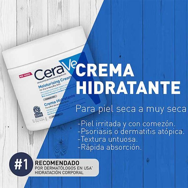 CERAVE CREMA HIDRATANTE 454 gr ARCAMIA COMPLEMENT 1