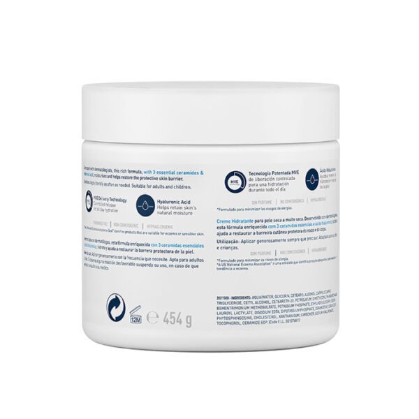 Cerave  - Crema Hidratante 454Gr