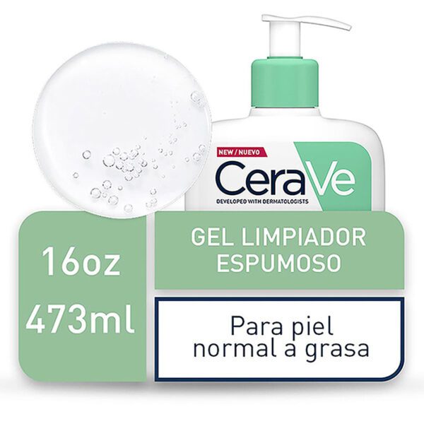 CERAVE GEL LIMPIADOR ESPUMOSO 473 ml ARCAMIA COMPLEMENT 1