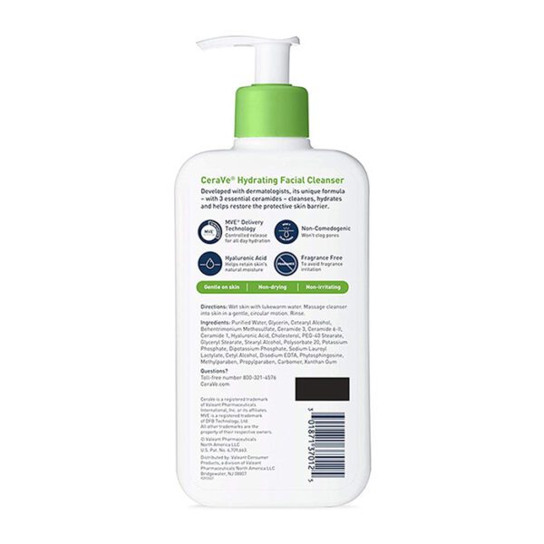 Cerave - Limpiador Crema Espuma Hidratante 236Ml