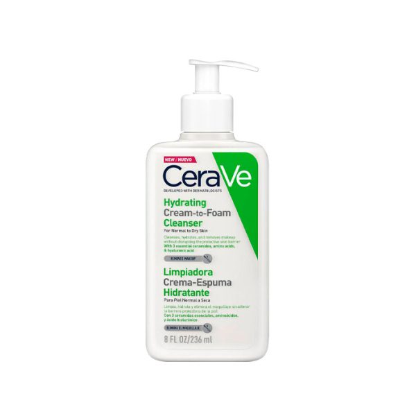 Cerave - Limpiador Crema Espuma Hidratante 236Ml