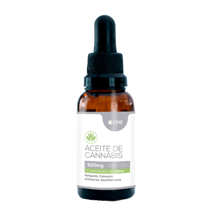 CME Aceite de Cannabis 10ml Concentración 5% 500 mg