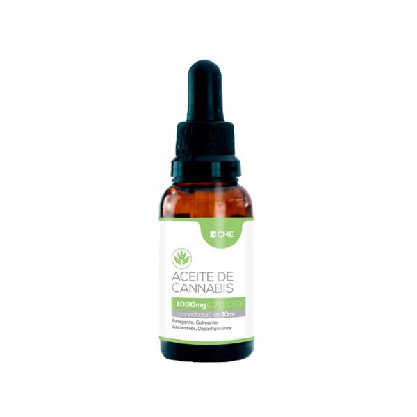 Cme - Aceite De Cannabis 10Ml Concentración 10% 1000 Mg