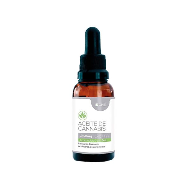 Cme - Aceite De Cannabis 5Ml Concentración 5% 250 Mg