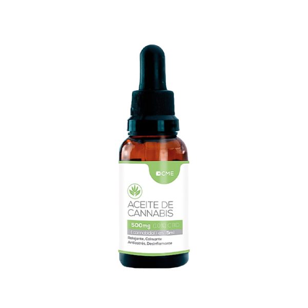 Cme - Aceite De Cannabis 5Ml Concentración 10% 500 Mg