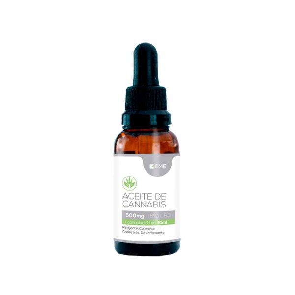 Cme - Aceite De Cannabis 10Ml Concentración 5% 500 Mg