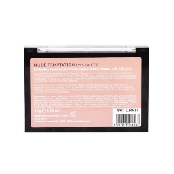 Astra - Paleta De Sombras Nude Temptation