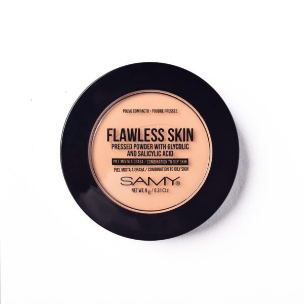 Samy - Polvo Compacto Flawless Skin Tono Medium #03
