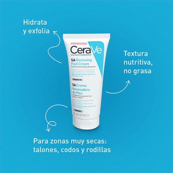 Cerave – Crema Renovadora De Pies 88Ml