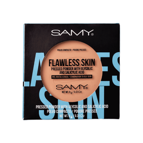 Samy - Polvo Compacto Flawless Skin Tono Medium #03