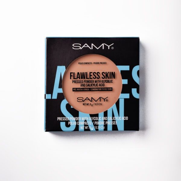 Samy - Polvo Compacto Flawless Skin Tono Tan #06