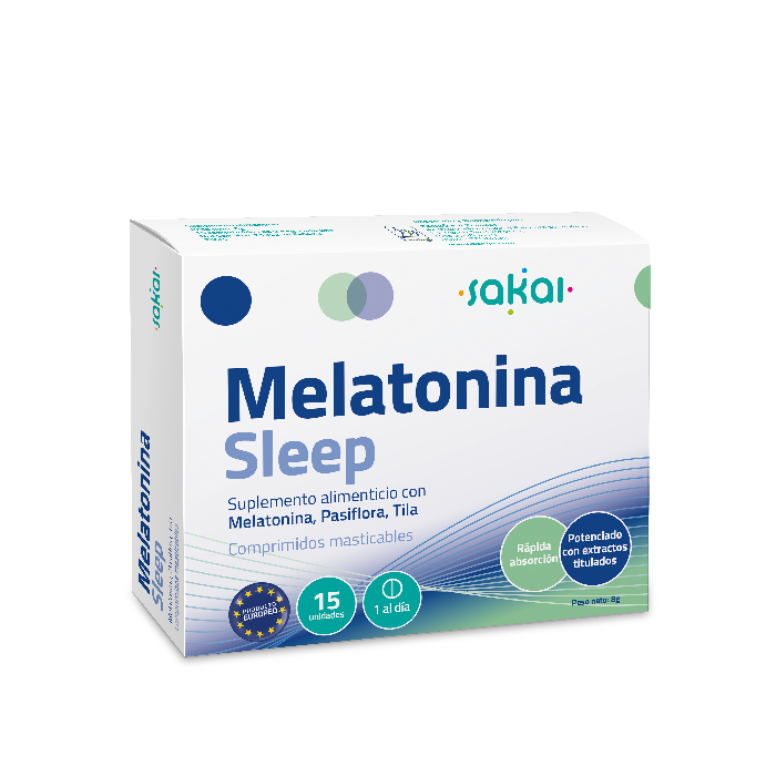 SAKAI MELATONINA SLEEP 15 tabletas masticables