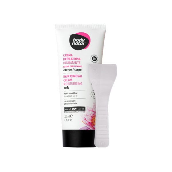 Body Natur-Crema Depilatoria Hidratante Corporal Pieles Sensibles 200Ml