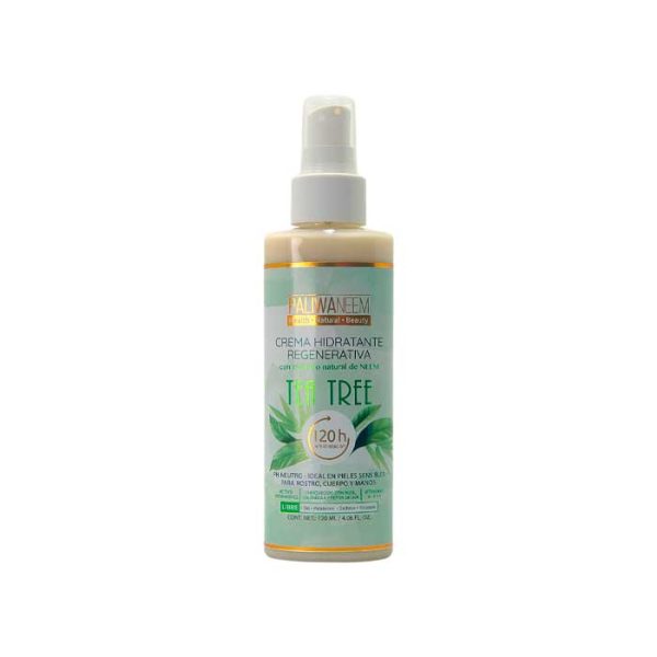 Paliwaneem - Crema Hidratante Regenerativa Tea Tree 120Ml