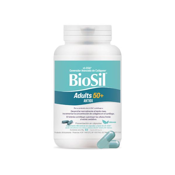 Biosil Adults 50+ Selenio 60 Cápsulas Generador De Colágeno