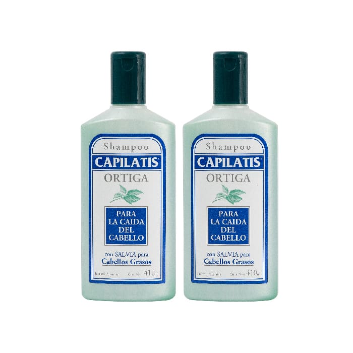 2X1 CAPILATIS – Shampoo Ortiga cabello graso 410ml