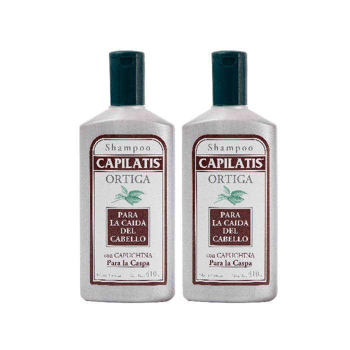 2X1 CAPILATIS – Shampoo Ortiga cabello caspa 410ml