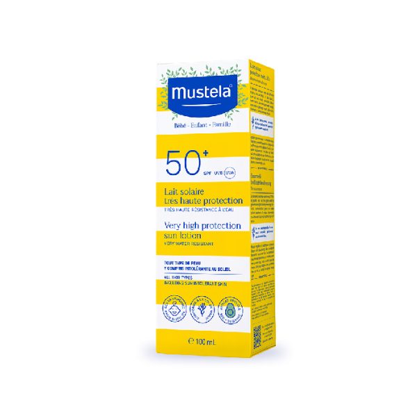 Mustela - Loción Solar De Muy Alta Protección De 100Ml