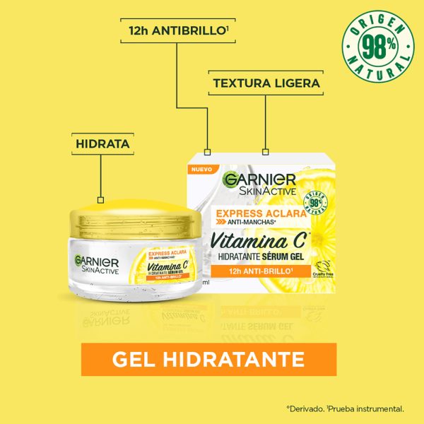 Garnier Serum Facial Crema Gel 50Ml