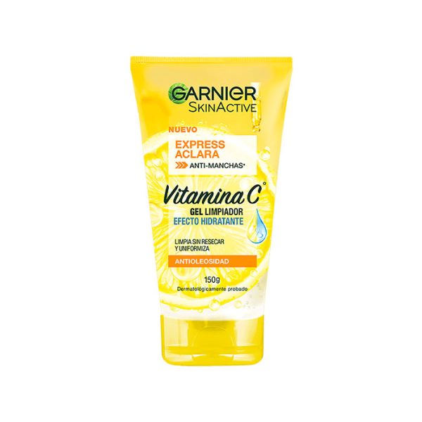 Garnier - Gel Limpiador Efecto Hidratante Con Vitamina C 150Ml