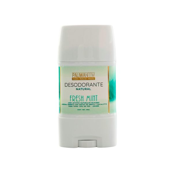Paliwaneem - Desodorante Natural De Neem Anti Manchas Fresh Mint 50Ml