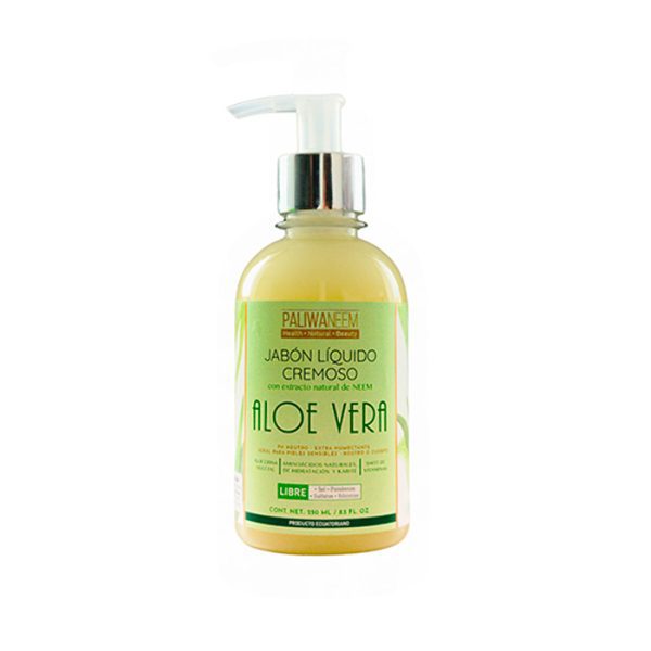Paliwaneem - Jabón Líquido Cremoso De Neem - Aloe Vera