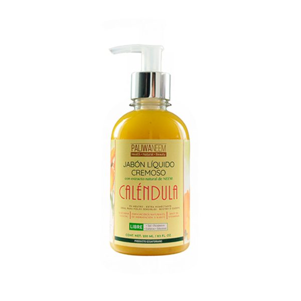 Paliwaneem - Jabón Líquido Cremoso De Neem - Calendula