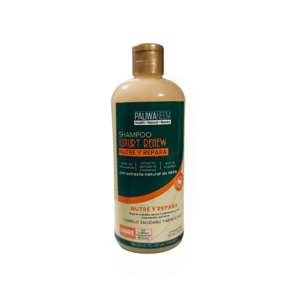 Paliwaneem - Shampoo De Neem Nutre Y Repara Luxury Renew 400Ml