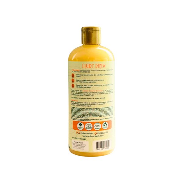 Paliwaneem - Shampoo De Neem Nutre Y Repara Luxury Renew 400Ml
