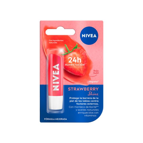 Nivea Balsamo Lip Care Fresa 4.8G