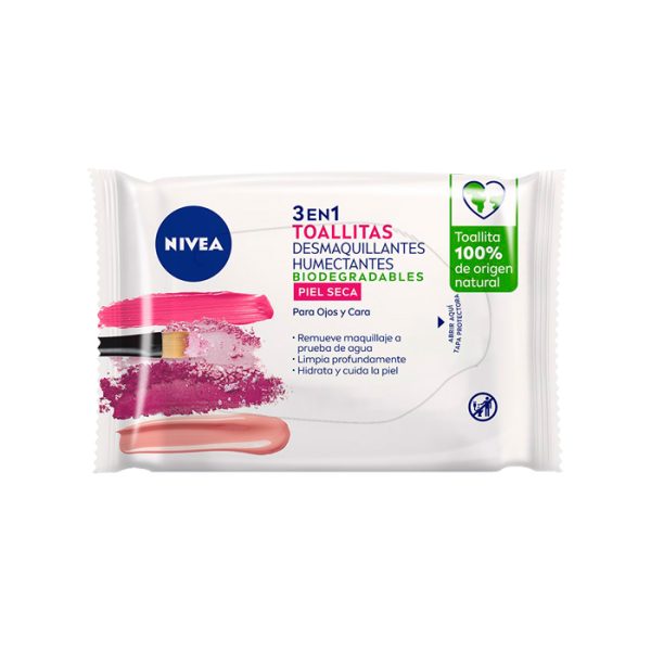 Nivea Toallitas Desmaquillante Suave X25