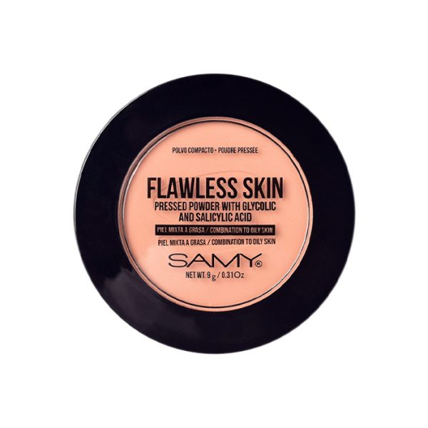 Samy - Polvo Compacto Flawless Skin Tono Tan #06