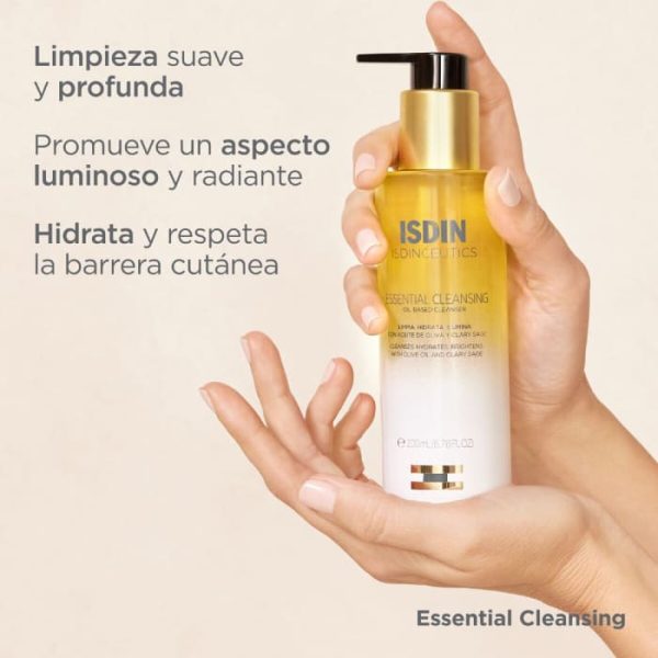 Isdin - Isdinceutics Essential Cleansing Aceite Limpiador Facial 200Ml