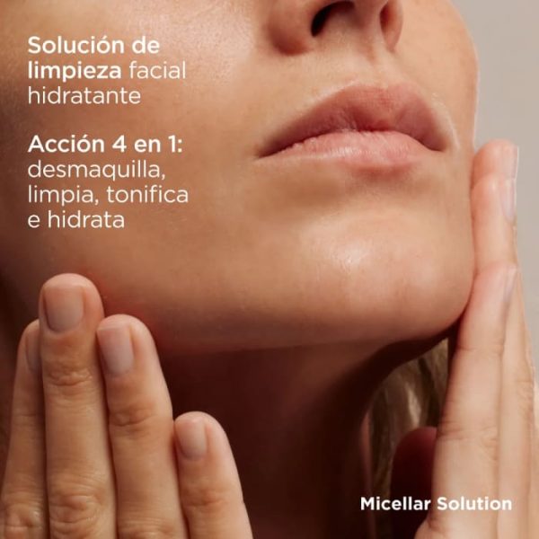 Isdin - Micellar Solution Agua Limpiadora Desmaquillante 4 En 1 400Ml