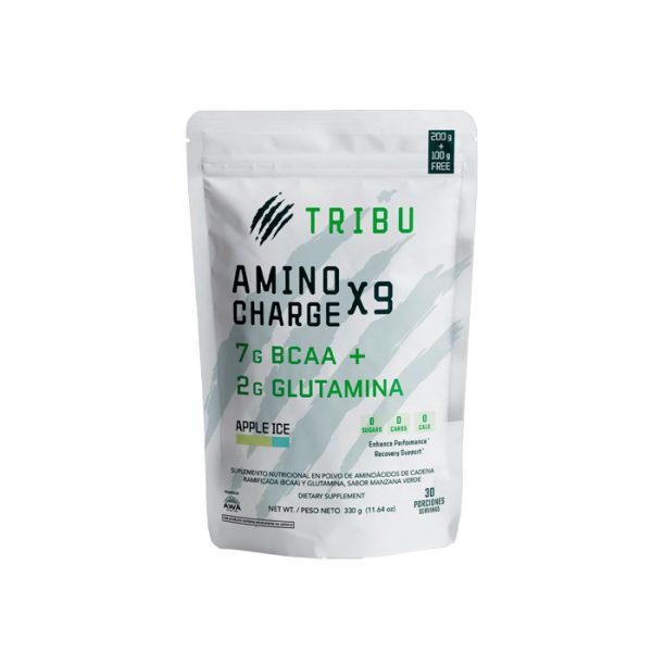 Tribu - Aminoácido Charge X9 Sabor Manzana Verde
