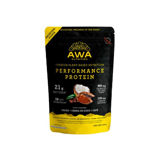Awá - Proteína Performance Sabor Cacao + Coco + Café Ancestral Power