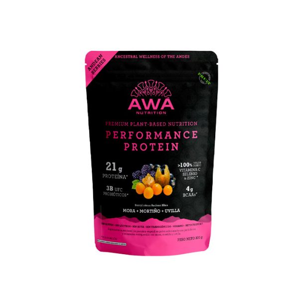 Awá - Proteína Performance Sabor Mora + Uvilla + Mortiño Andean Berries