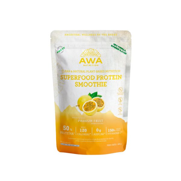 Awá - Proteína Superfood Smoothie Sabor Maracuyá