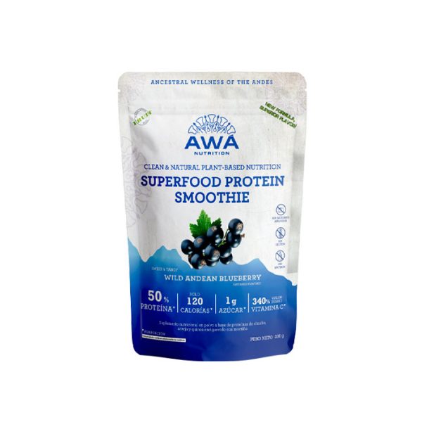 Awá - Proteína Superfood Smoothie Sabor Mortiño