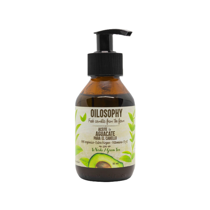 Oilosophy – Aceite De Aguacate Para El Cabello Con Te Verde 120 Ml