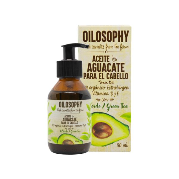 Oilosophy - Aceite De Aguacate Para El Cabello Con Te Verde 120 Ml